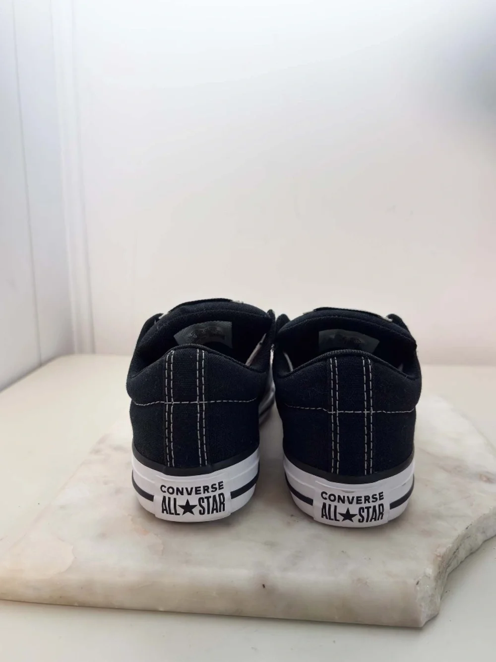 Converse Chuck Taylor All Star Street Kids Size 1 Black White Low Top A01696F